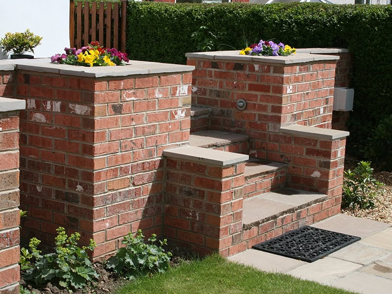Brick and Stone Steps