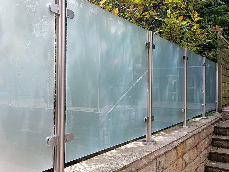 Frosted Glass Balustrade